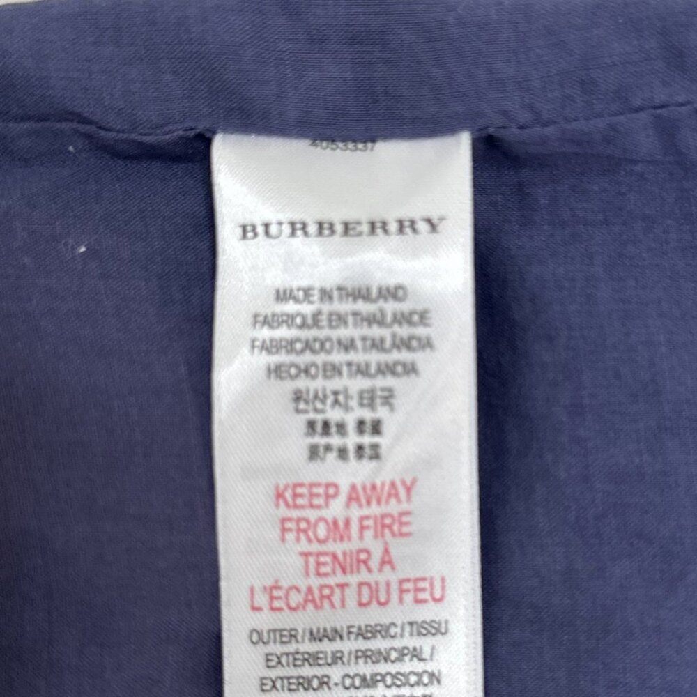 Burberry Navy Check Dress Kids - Picture 2 of 5